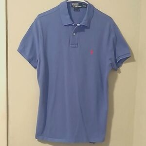 Polo By Ralph Lauren Blue Short Sleeve Polo Shirt.